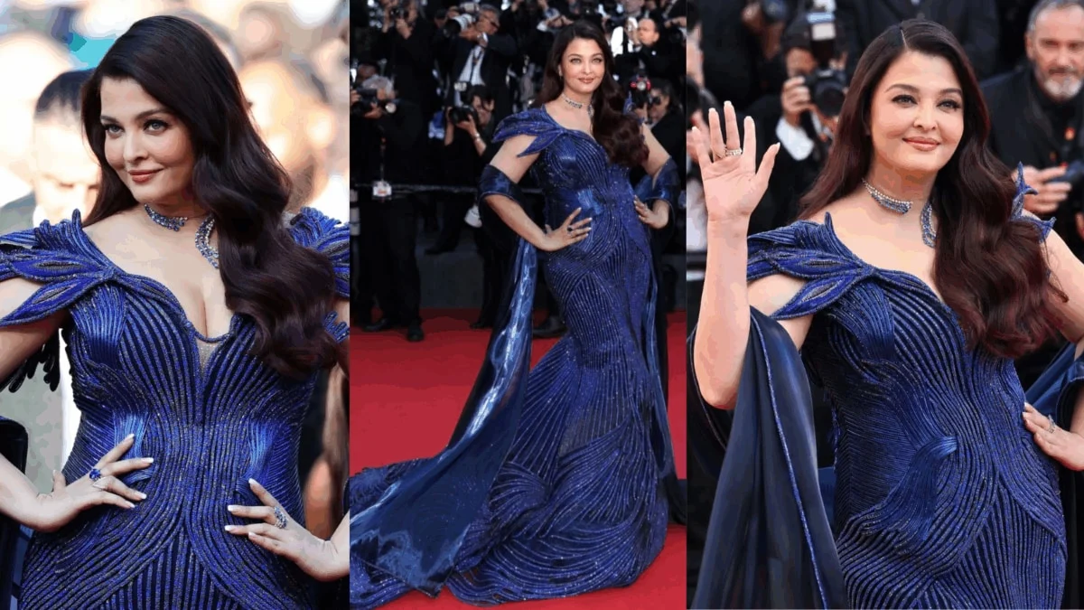 Aishwarya Rai Bachchan: A Celestial Spectacle on the Cannes Red Carpet, Draped in Amit Aggarwal’s "Luminara"