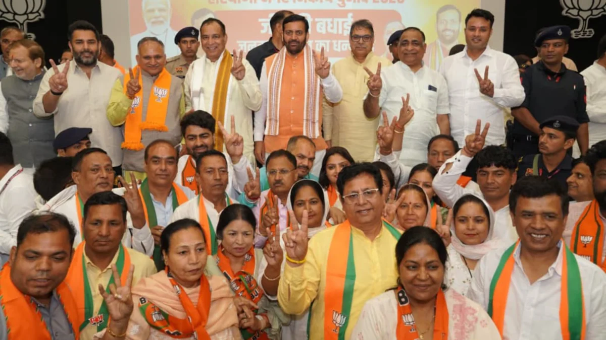 BJP Solidifies Urban Grip in Haryana, Setting Stage for Crucial Assembly Battle