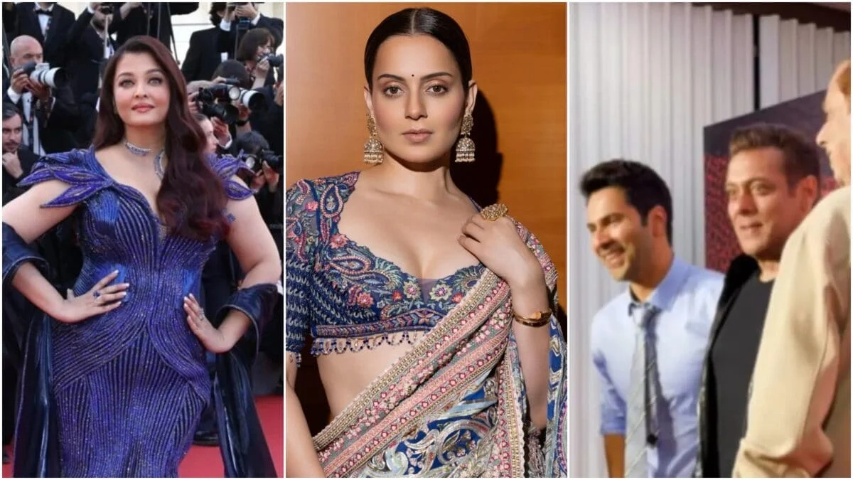 Bollywood Buzz: Kangana Ranaut Champions Aishwarya Rai’s Cannes Elegance, Salman Khan Teases Varun Dhawan Over "Chunari Chunari" Rendition