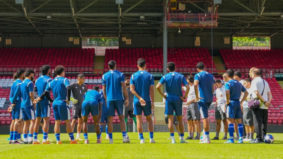 Indian Men’s Football Team Gears Up for Tajikistan Friendlies Amidst Rebuilding Phase