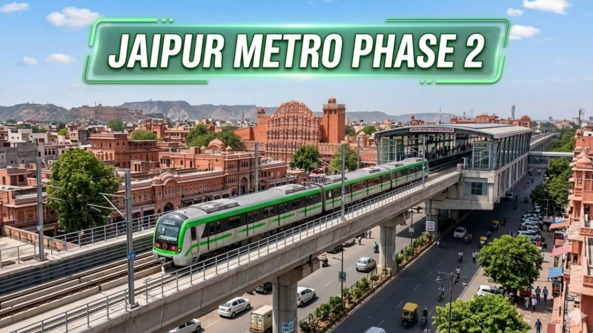 Jaipur Metro Phase 2: A Comprehensive Analysis of the 42.8-km North-South Corridor and Its Urban Impact