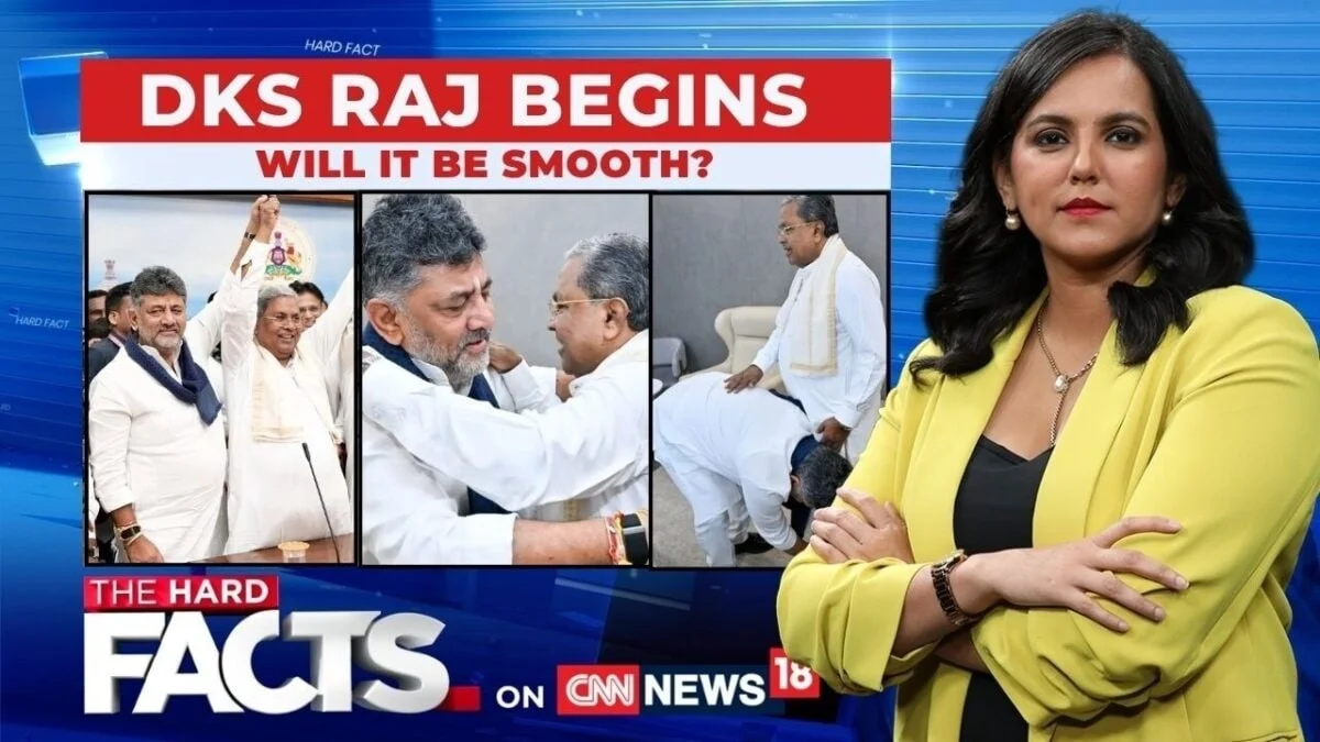 Karnataka’s Grand Political Metamorphosis: Shivakumar Ascends as Siddaramaiah Steps Down Amidst High Stakes