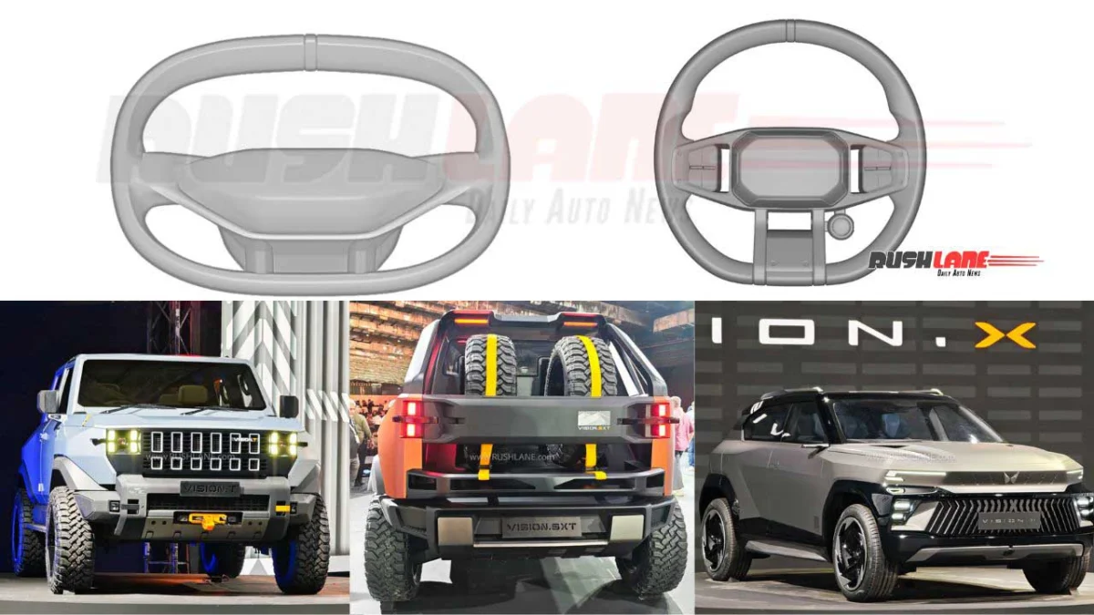 Mahindra’s Future Cabin Experience: New Steering Wheel Patents Signal a Bold Era for Vision SUV Lineup