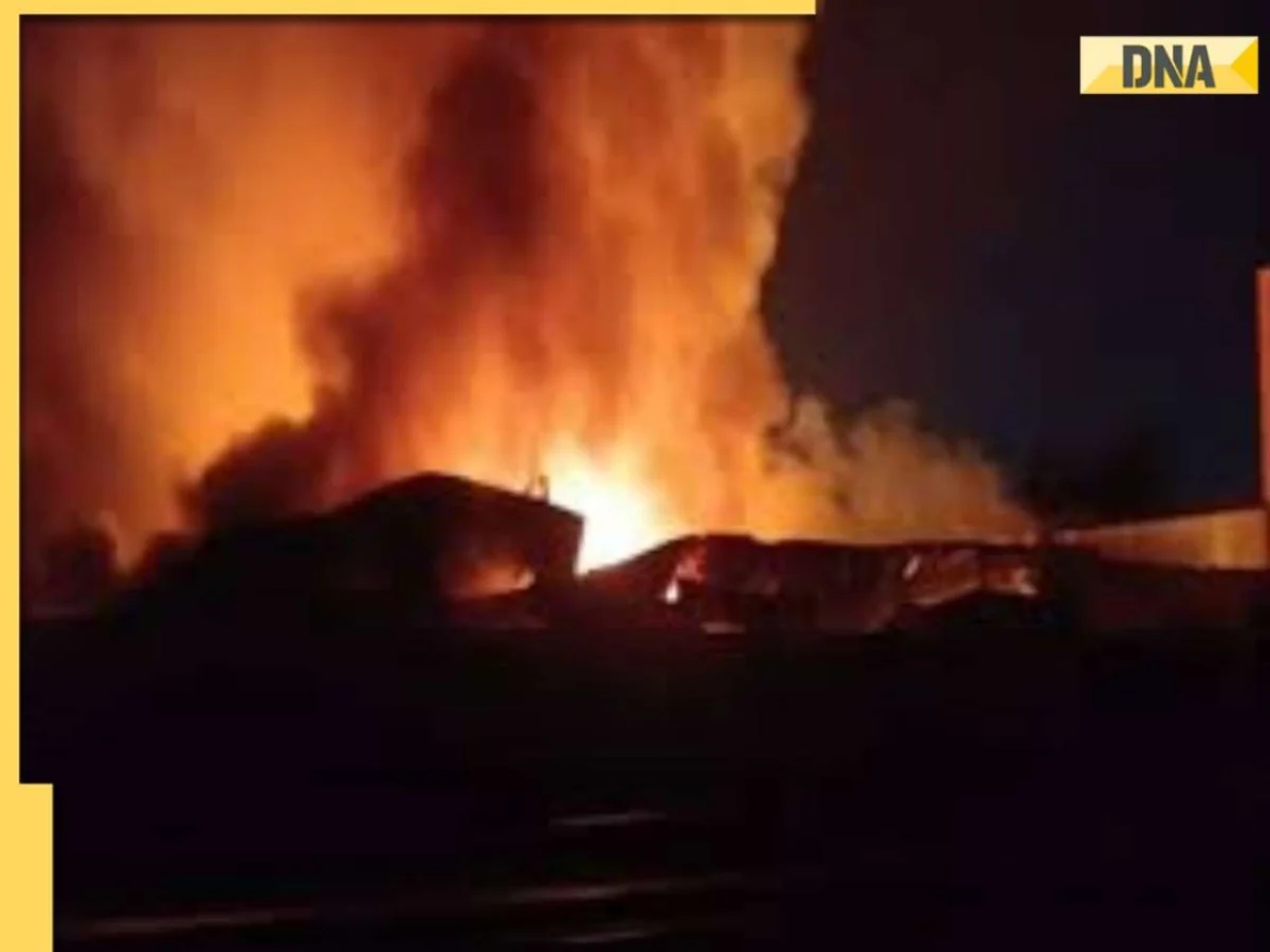Massive Blaze Engulfs Indore Plastic Factory, Firefighters Battle Challenging Conditions