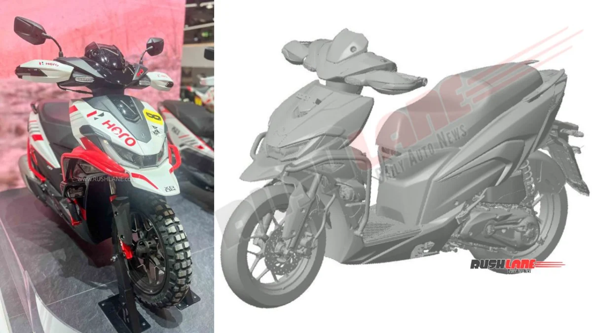 Hero MotoCorp Signals Rugged Ambitions: Xoom 125 Adventure Design Patents Leaked