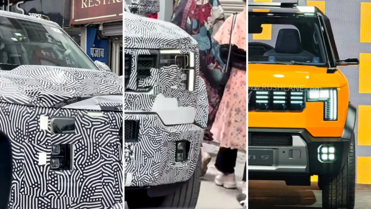 Mahindra Vision S: Production-Ready Lighting Revealed in Latest Himalayan Spy Shots