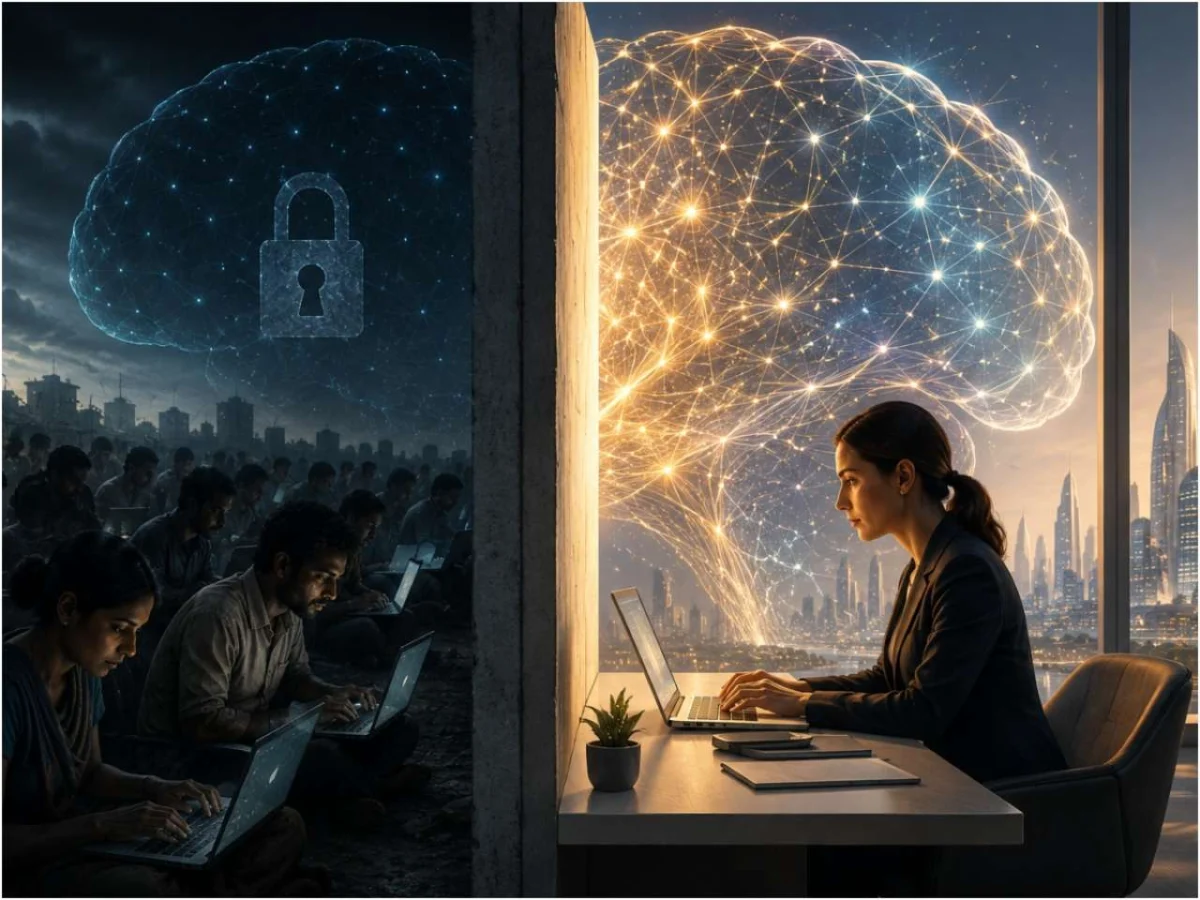 The AI Window Dressing: How the Democratising Effect Masks a New Class Divide
