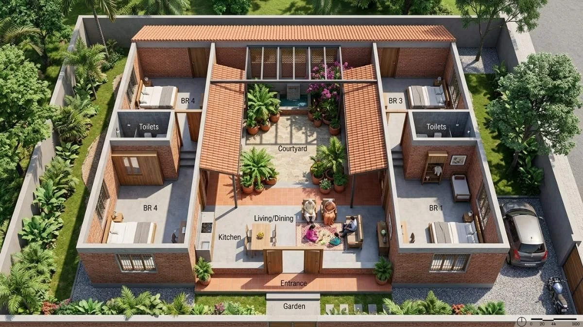 The Blueprint of Modern Living: Rethinking 4BHK House Designs for Functionality and Comfort