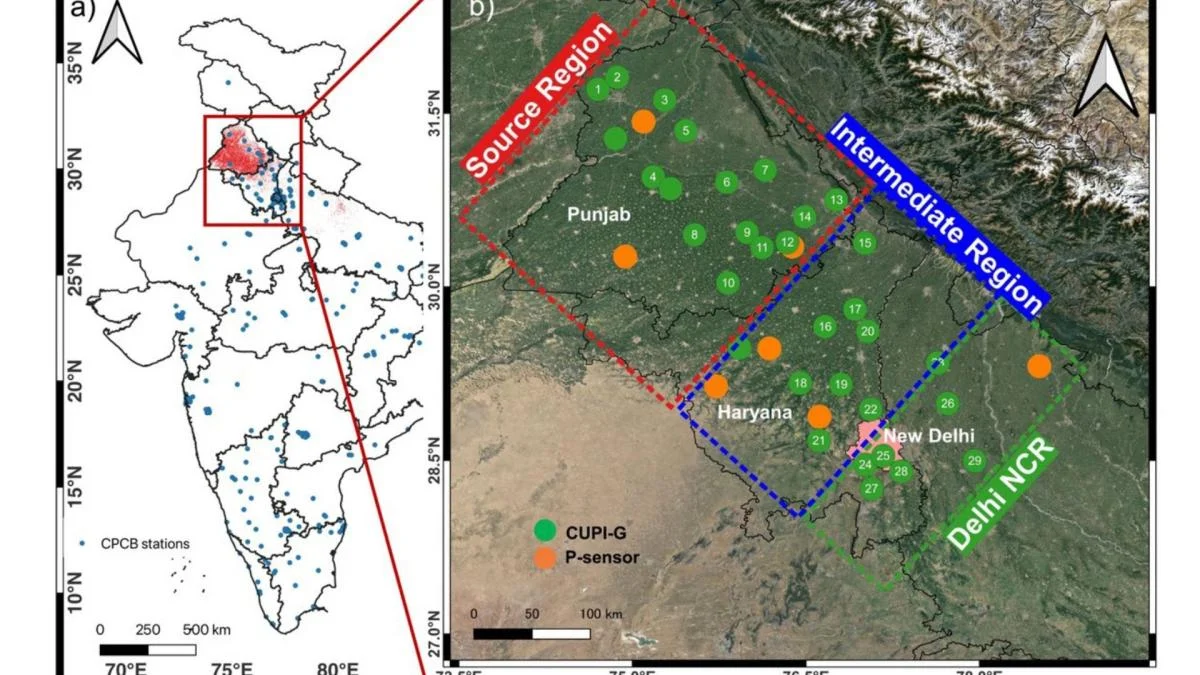 Tracking the Toxic Trail: How a New Ground-Sensor Network Exposed the True Scale of India’s Crop Fire Crisis