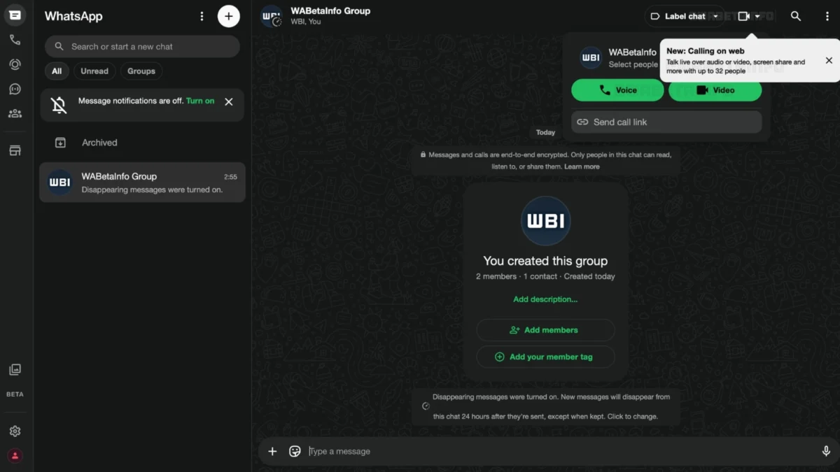 WhatsApp Web Elevates Communication with Rollout of Group Voice and Video Calls
