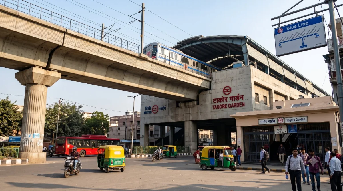 A Lifeline for West Delhi: The Strategic Importance of Tagore Garden Metro Station
