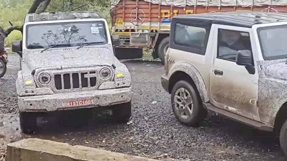 Evolution of an Icon: 2026 Mahindra Thar Facelift Spied with Retro Styling and Premium Tech