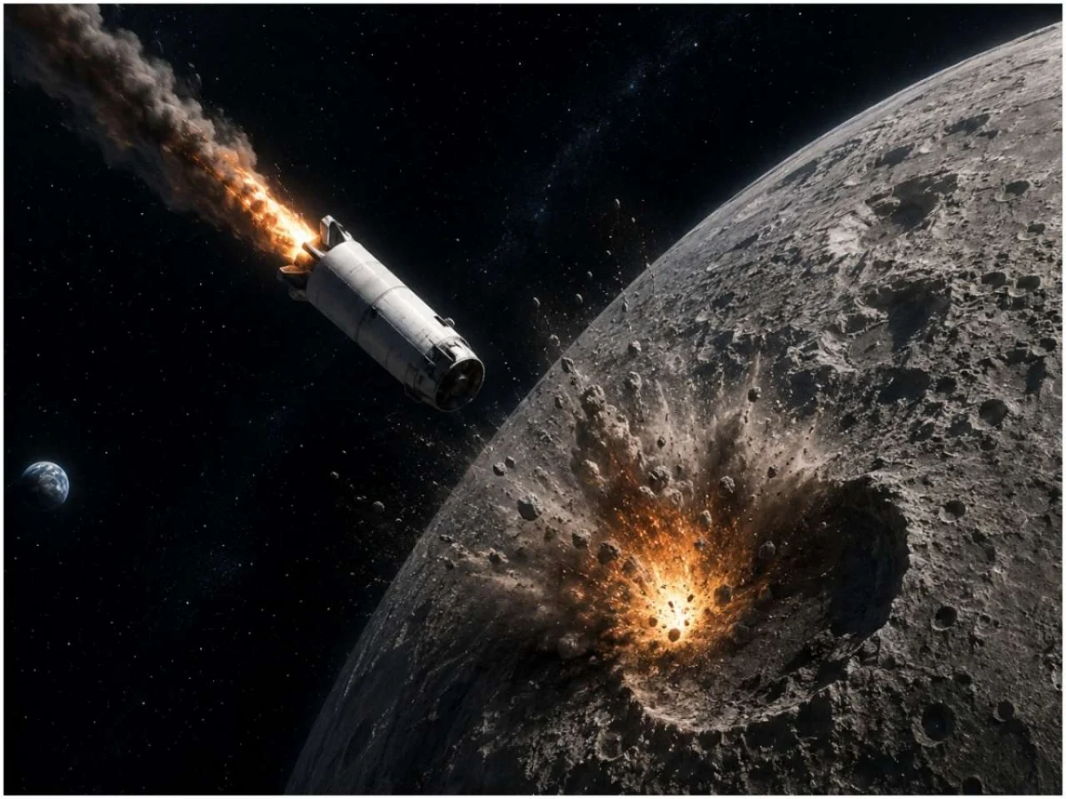 Unprecedented Lunar Impact: SpaceX Rocket Fragment Crashes into Moon After Year-Long Orbital Odyssey