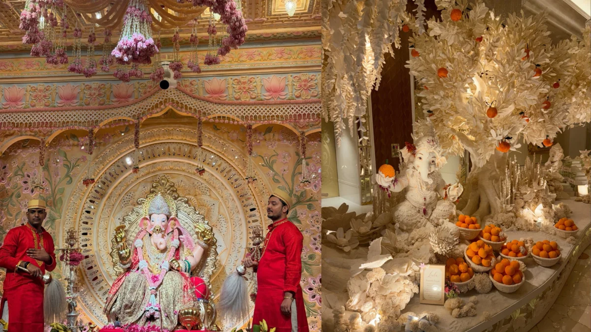 Ambani Residence Antilia Aglow for Ganesh Chaturthi: A Spectacle of Devotion, Tradition, and Unparalleled Grandeur
