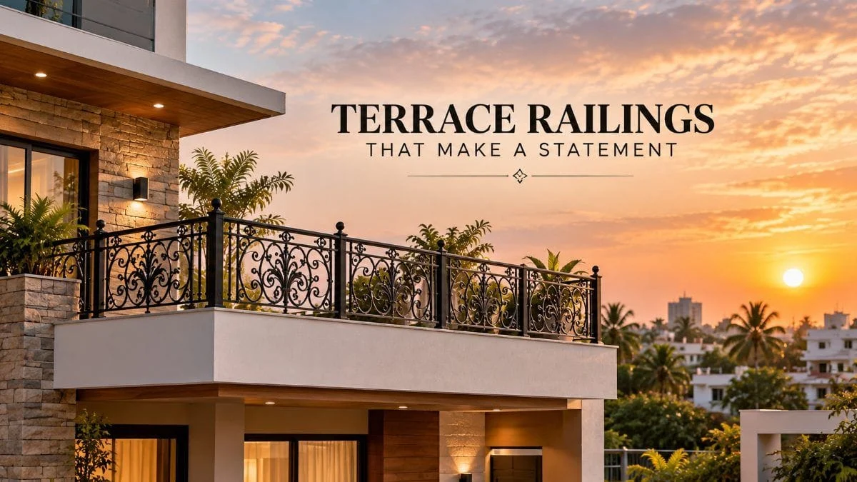 Elevating the Skyline: A Comprehensive Guide to Modern and Traditional Terrace Railing Designs for Indian Architecture