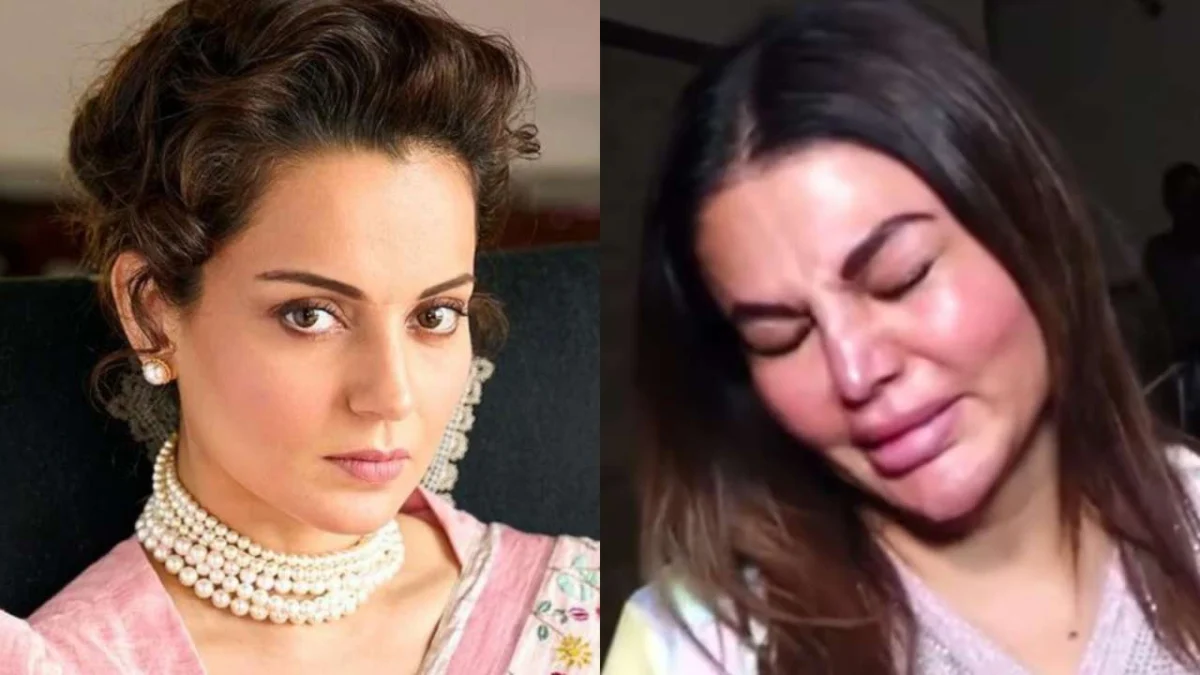 Kangana Ranaut Delivers Scathing Rebuke to Rakhi Sawant Over "Vulgar" Remarks: A Deep Dive into the Bollywood Feud