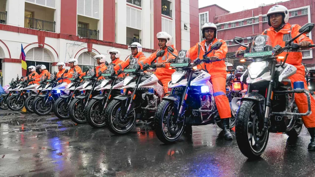 Kolkata Police Electrifies Patrol Fleet with Landmark Induction of 183 Ultraviolette X-47 Skyforce Motorcycles