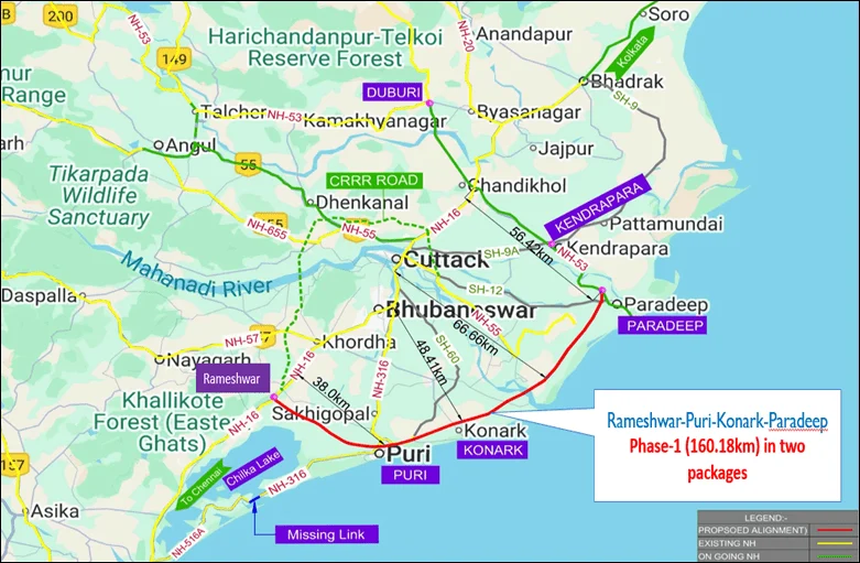 Redefining Connectivity: The Union Cabinet Greenlights the ₹8,300-Crore Odisha Coastal Highway Project
