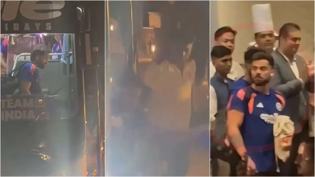 Rohit Sharma’s Post-Match Bus Slip Sparks Widespread Concern Among Fans