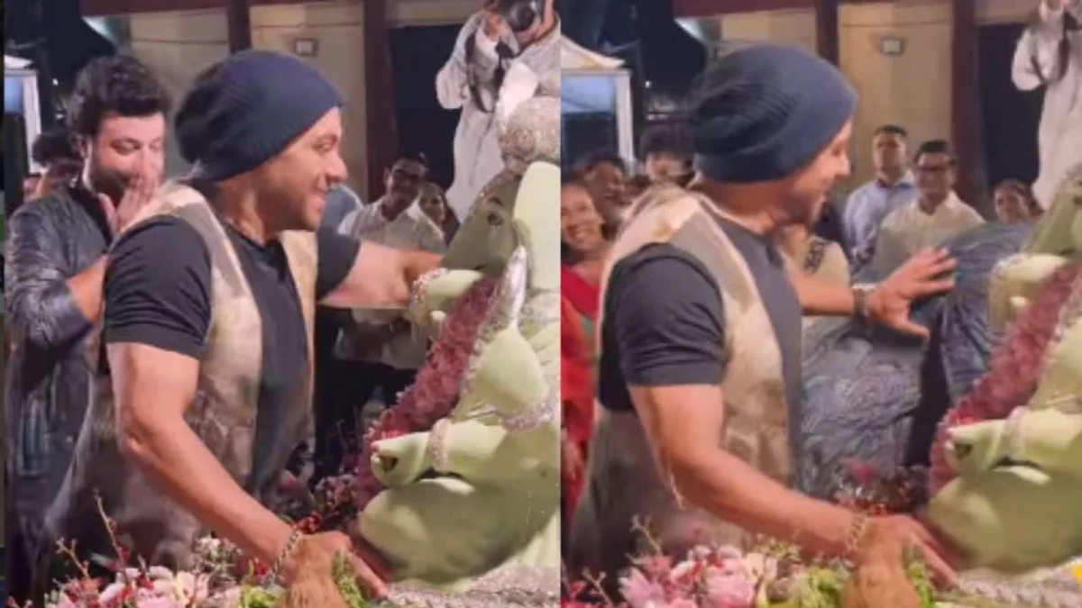 Salman Khan’s Playful Banter with Varun Sharma Steals the Show at Sohail Khan’s Ganpati Visarjan