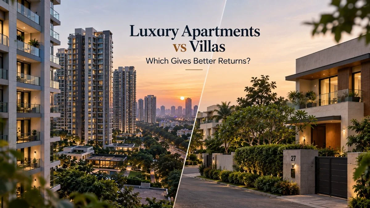 The Great Indian Luxury Real Estate Dilemma: Analyzing Returns on Luxury Apartments vs. Bespoke Villas