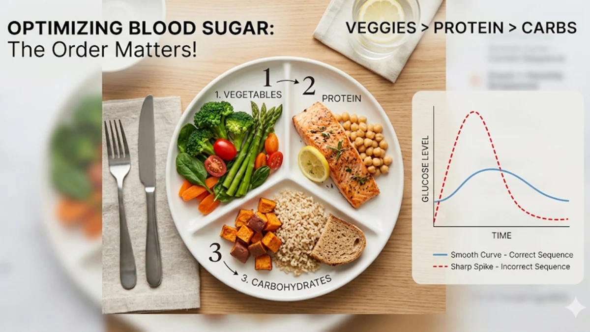 The Power of the Plate: How "Food Sequencing" Can Revolutionize Blood Sugar Management Without Carb Restriction