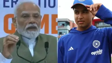 A Golden Smile: PM Modi’s "15-Year-Olds" Remark Captivates Cricket Sensation Vaibhav Sooryavanshi at Asian Games Felicitation