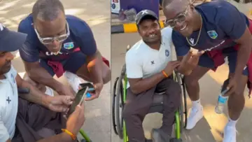 Darren Sammy’s Heartwarming Gesture Towards Superfan Dharamveer Pal Transcends Cricket, Capturing Global Attention